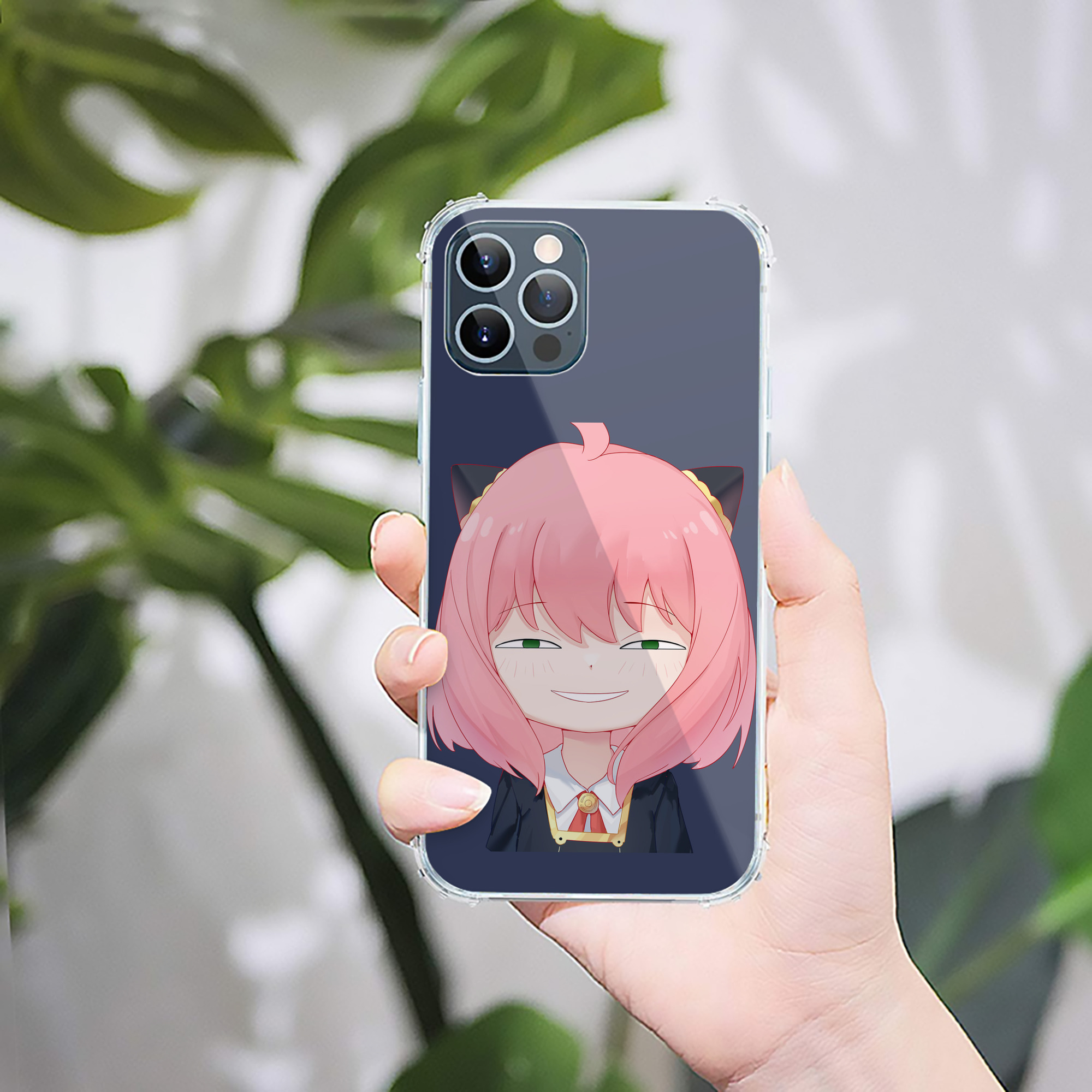 （画像用） SPY×FAMILY间谍家家酒 【iPhone 12シリーズ対応】透明スマホケース（クリアソフトケース）